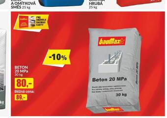 Baumax Beton 20 mpa nabídka