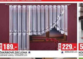 Baumax Žakárová záclona nabídka