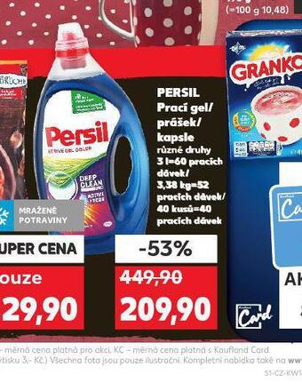 Kaufland Persil prací prostředek nabídka