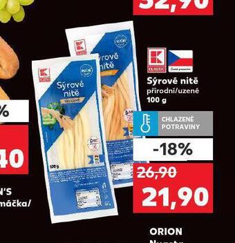 Kaufland Sýrové nitě nabídka