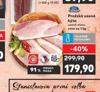Kaufland Pražská uzená kýta nabídka