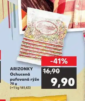 Kaufland Arizonky ochucená pufioaná rýže nabídka