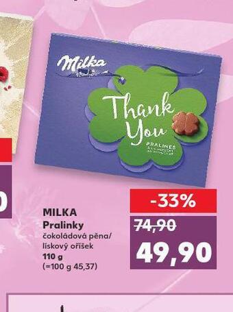 Kaufland Milka pralinky nabídka