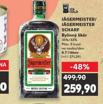 Kaufland Jägermeister nabídka