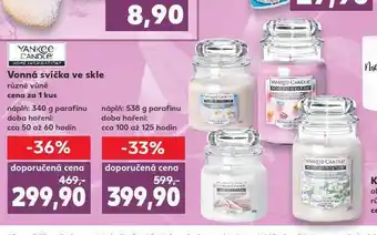 Kaufland Vonná svíčka ve skle 340 g nabídka
