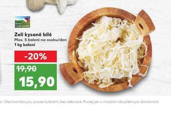 Kaufland Zelí kysané bílé nabídka