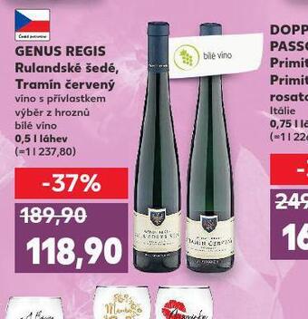 Kaufland Genus regis tramín červený nabídka