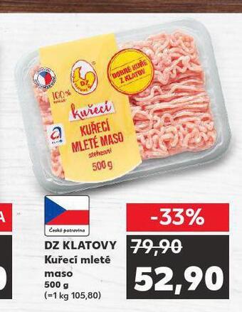 Kaufland Kuřecí mleté maso nabídka