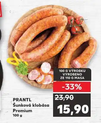 Kaufland Šunková klobása se sýrem nabídka