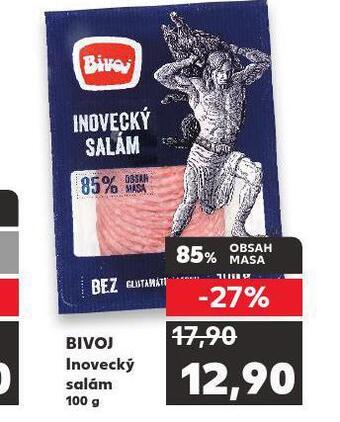 Kaufland Bivoj inovecký salám nabídka