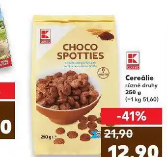 Kaufland Cereálie nabídka