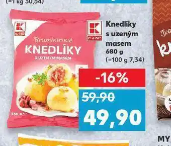 Kaufland Knedlíky s uzeným masem nabídka