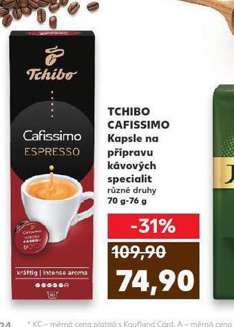 Kaufland Tchibo cafissimo kapsle nabídka