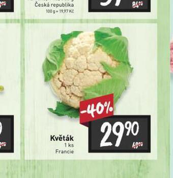 Billa Květák nabídka