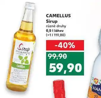 Kaufland Camellus sirup nabídka