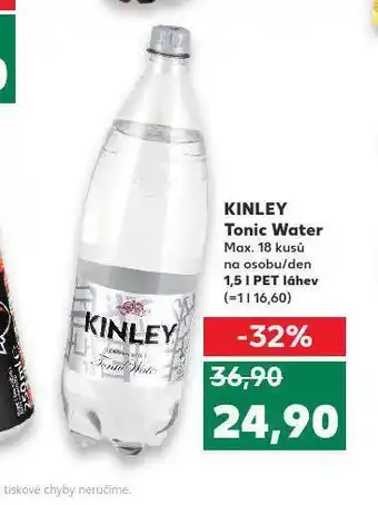 Kaufland Kinley tonic water nabídka