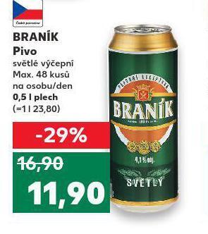 Kaufland Pivo braník nabídka