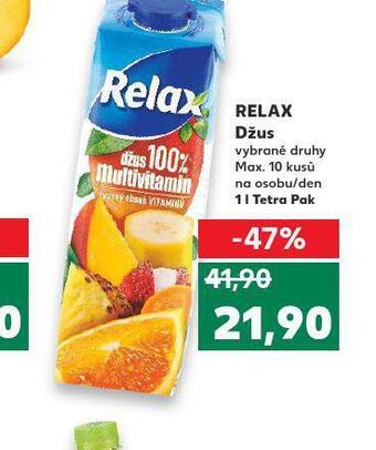 Kaufland Relax džus nabídka