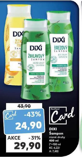 Kaufland Dixi šampon nabídka