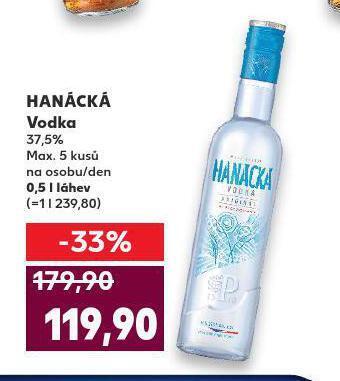 Kaufland Hanácká vodka nabídka