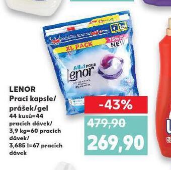 Kaufland Lenor prací prostředek nabídka