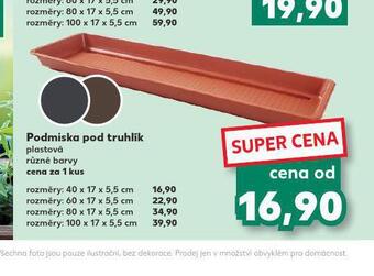 Kaufland Podmiska pod truhlík nabídka
