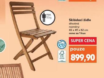 Kaufland Skládací židle nabídka