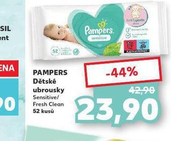 Kaufland Pampers dětské ubrousky nabídka