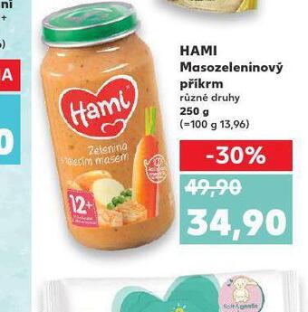 Kaufland Hami masozeleninový příkrm nabídka