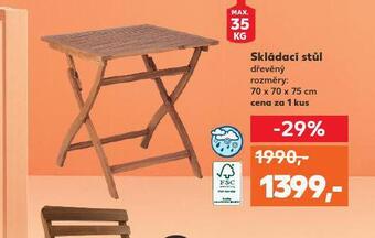 Skládací stůl