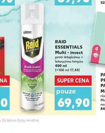 Kaufland Raid essentials multi - insect nabídka