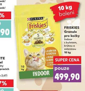 Kaufland Friskies granule pro kočky nabídka