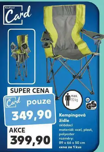 Kempingová židle