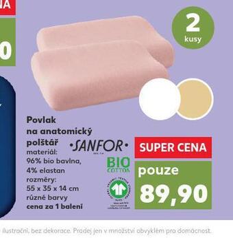 Kaufland Povlak na anatomický polštář nabídka