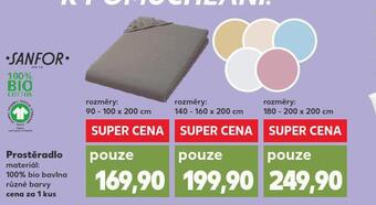 Kaufland Prostěradlo 180 - 200 x 200 cm nabídka