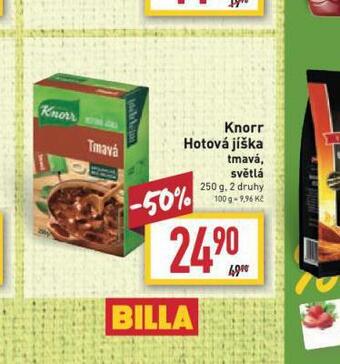 Billa Knorr hotová jíška nabídka
