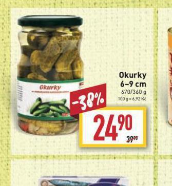 Billa Okurky 6-9 cm nabídka