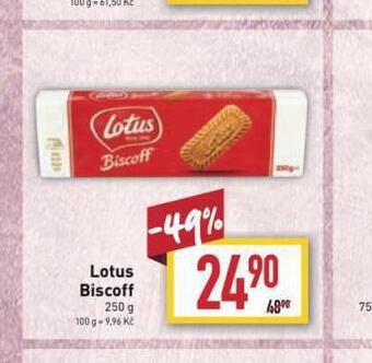 Billa Lotus biscoff nabídka