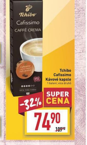Billa Tchibo cafissimo kávové kapsle nabídka