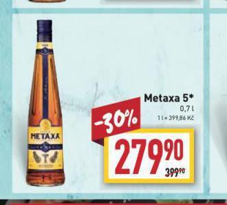 Billa Metaxa 5* nabídka