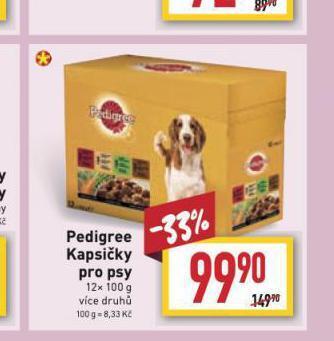 Billa Pedigree kapsičky pro psy nabídka