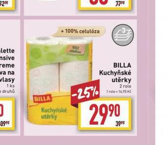 Billa Billa kuchyňské utěrky nabídka