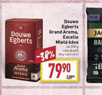 Douwe egberts grans aroma mletá káva, excella mletá káva