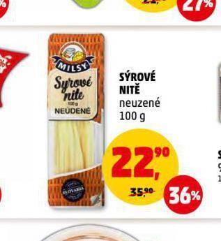 Penny Market Sýrové nitě nabídka
