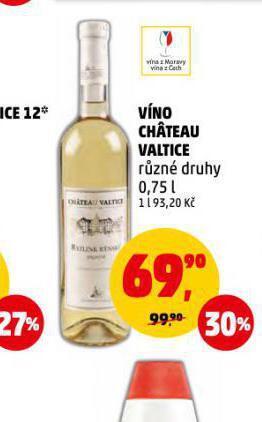 Penny Market Víno chateau valtice nabídka