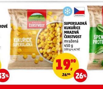 Penny Market Supersladká kukuřice mrazivá čerstvost nabídka