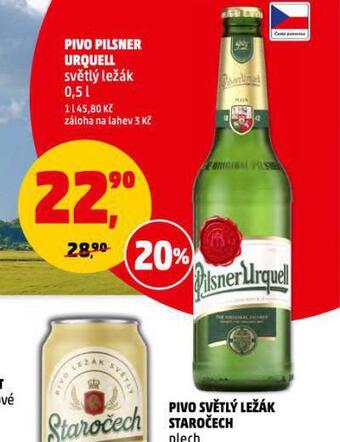 Penny Market Pivo pilsner urquell nabídka