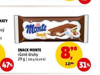 Penny Market Snack monte nabídka