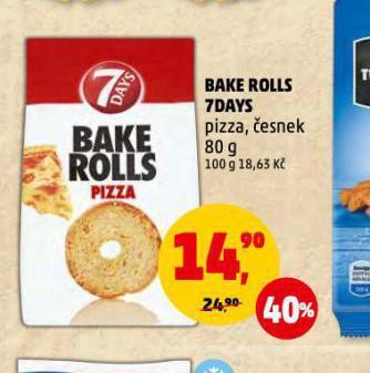 Penny Market Bake rolls 7days nabídka