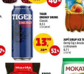 Penny Market Tiger energy drink nabídka